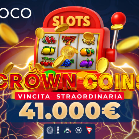 Vittoria da 41.000 euro alla slot ‘Crown Coins’