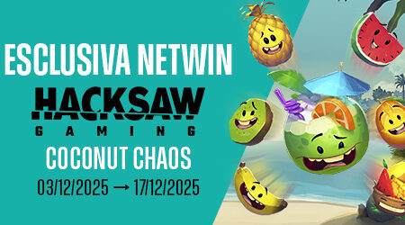 Coconut Chaos: la nuova slot esclusiva su Netwin