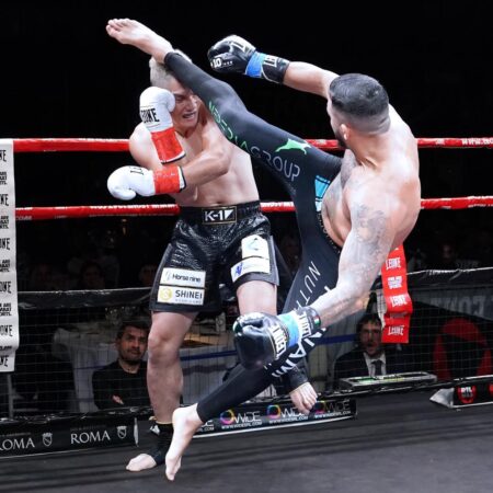 Faraoni trionfa a Oktagon Roma: KO su Akira Jr. e pass per K-1 mondiale