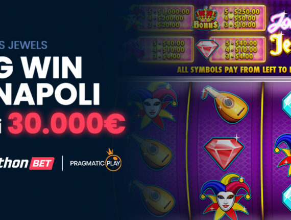 Casinò online, vinti 30.000 euro su Marathonbet con la slot Joker